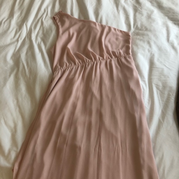 WAYF One Shoulder Wrap Front Dress - Picture 2 of 2